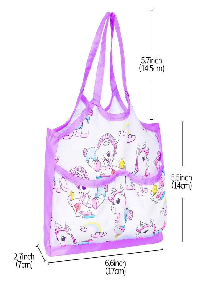 UNICORN ELEMENT Baby Doll Diaper Bag Set with 14-16 Inch Doll Clothes and Accessories Included Bottles, Pacifier, Diaper, Headband Best Gift for Kids - Image 5